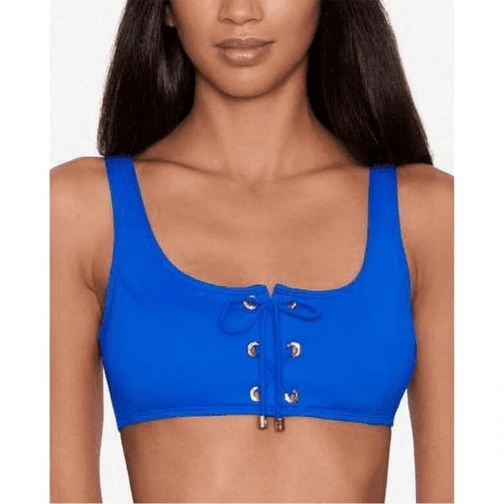 Lauren Ralph Lauren royal blue bikini swim top - Picture 1 of 6